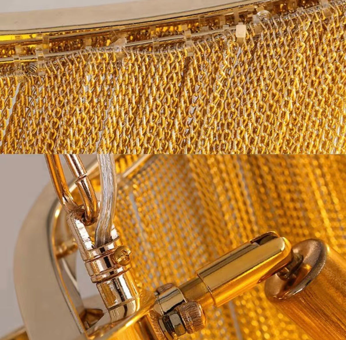 Ark Tassel Golden Chandelier