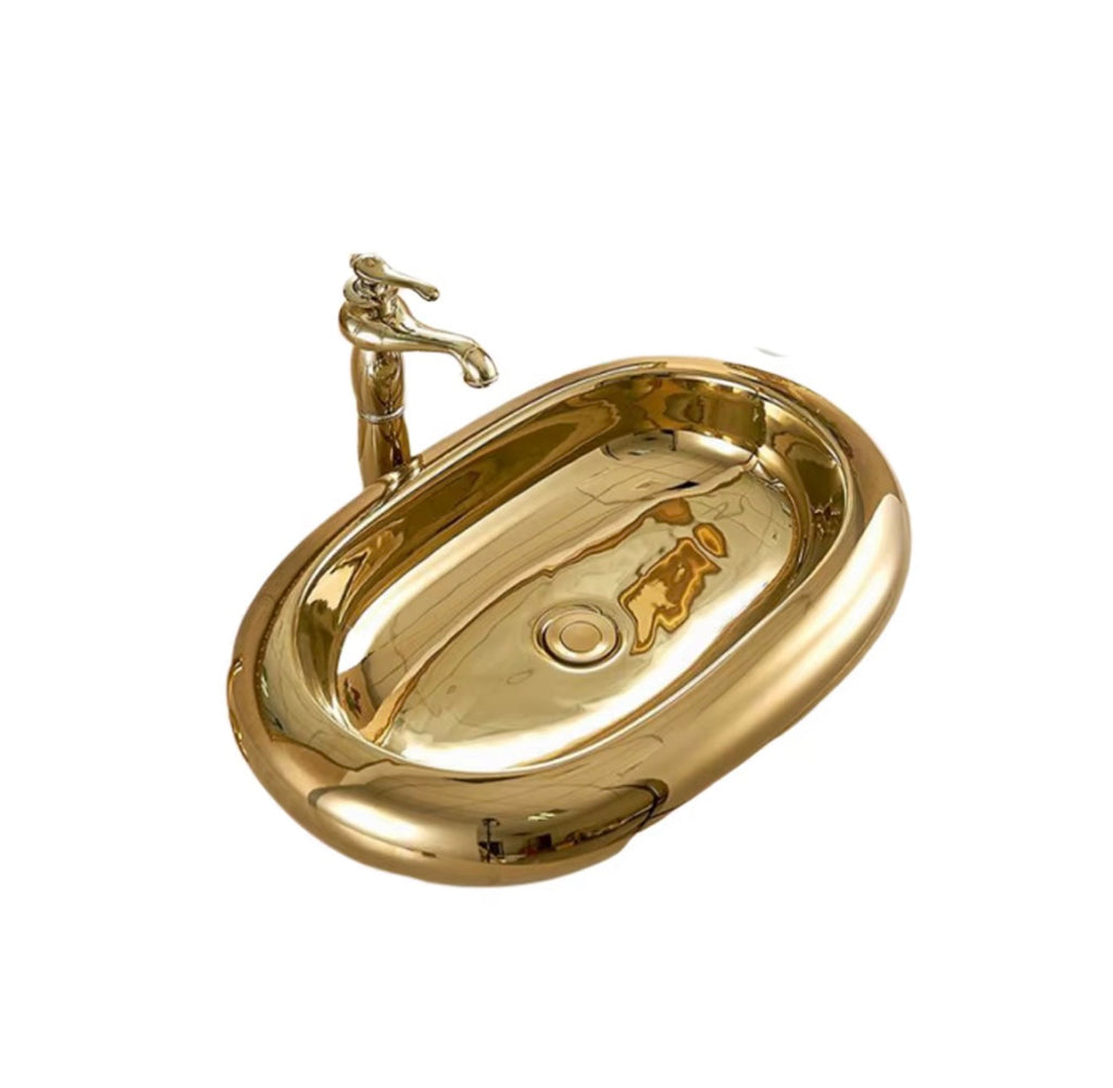 Alessandra Sculptural Ceramic Vessel Sink