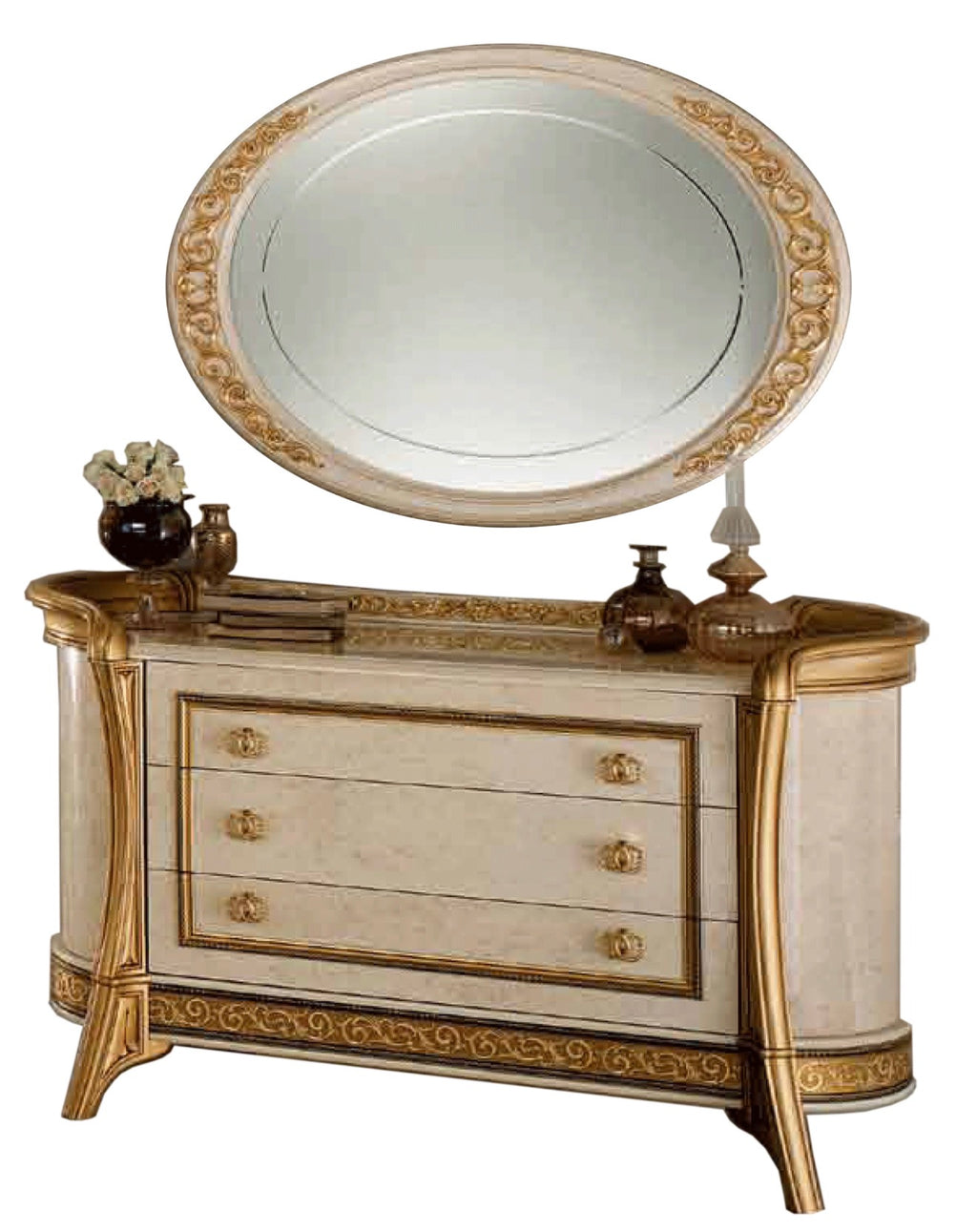 Casa Milano – Melodia 3-Drawer Dresser with Mirror