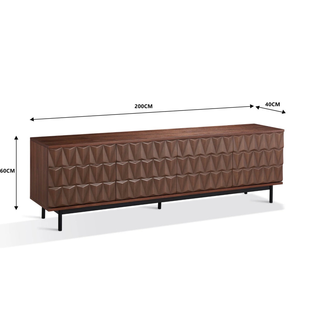 Casa Milano – Annie Walnut TV Console