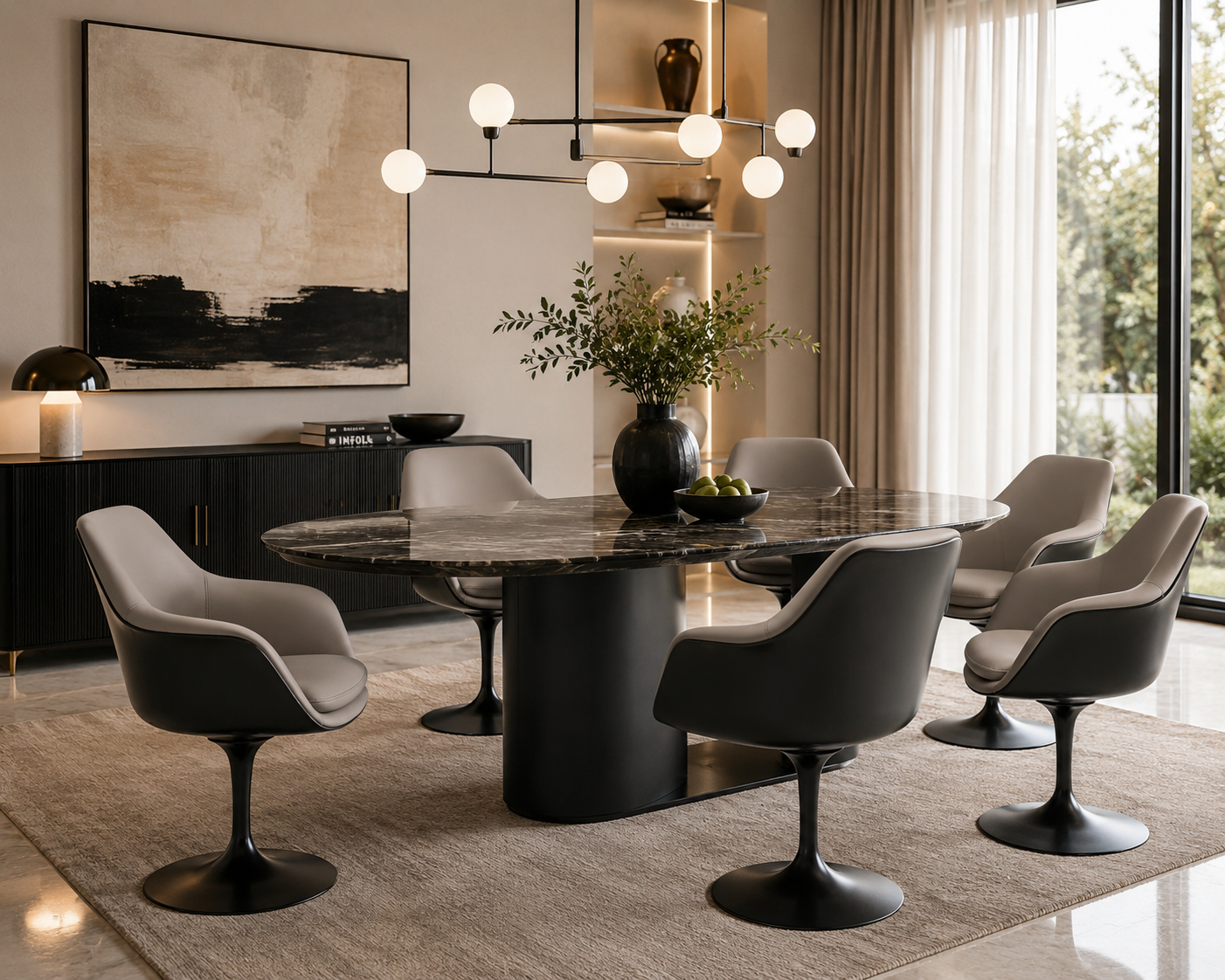 Casa Milano – Bellavista Swivel Dining Chair