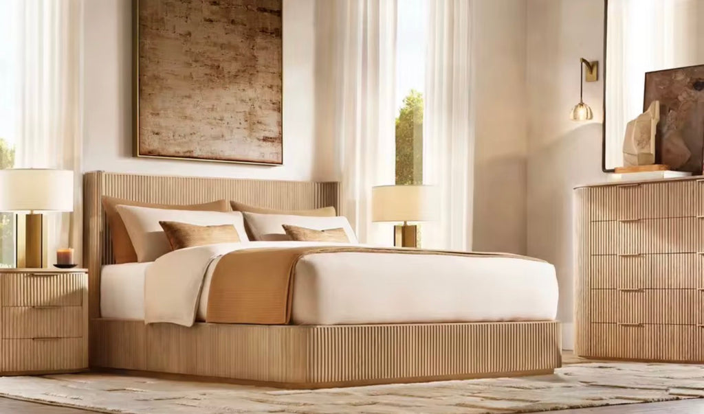 Casa Milano – Siena Wingback Floating Platform Bed
