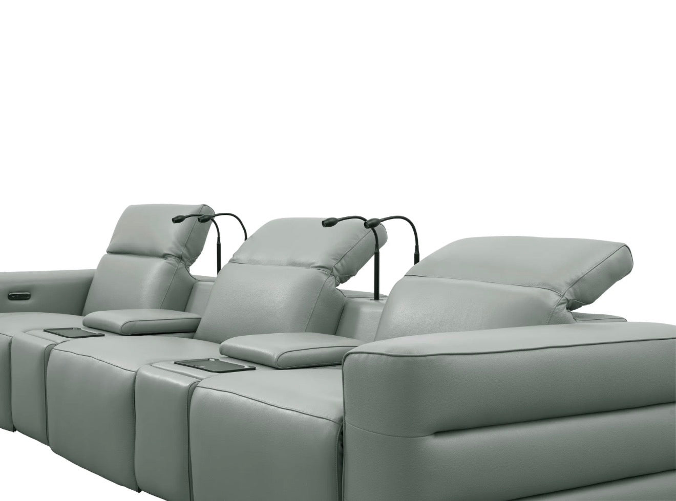 Casa Milano – Milano Italian Leather Power Recliner Row