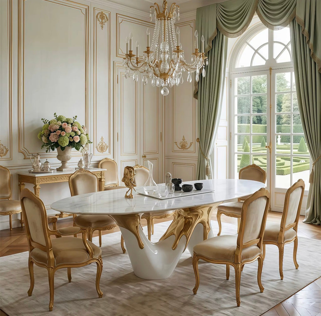 Monterra Sculptural Base Dining Table