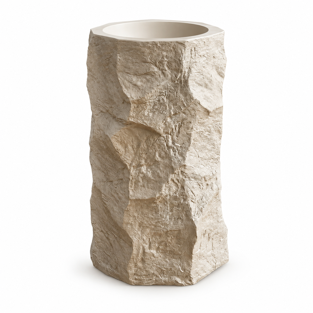 Valora Sculpted Pedestal Sink