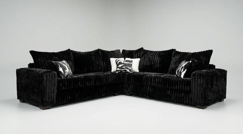 Casa Milano Noemi Corduroy Sectional Sofa | Quick Ship