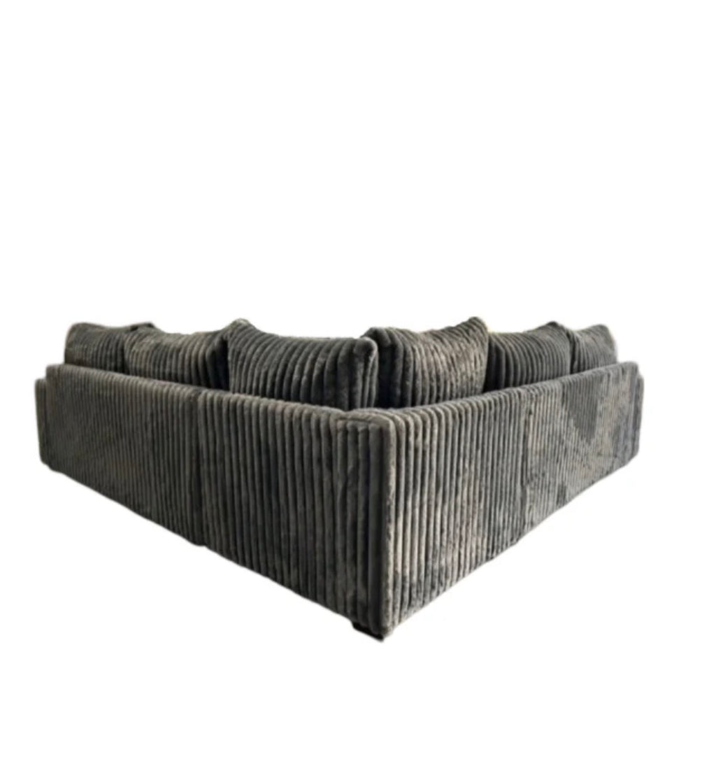 Casa Milano Noemi Corduroy Sectional Sofa | Quick Ship