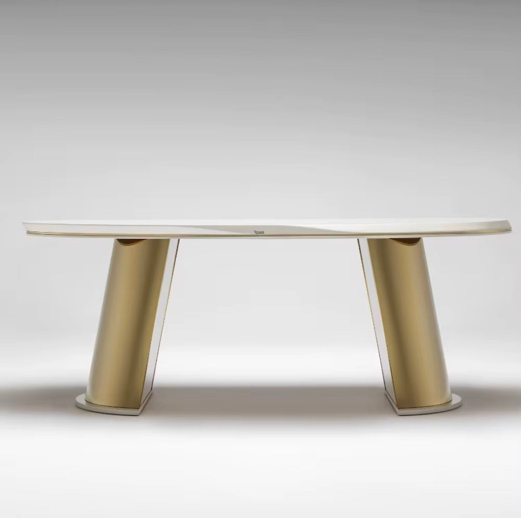 Casa Milano Milano Oval Luxury Dining Table Set – 6 Seater