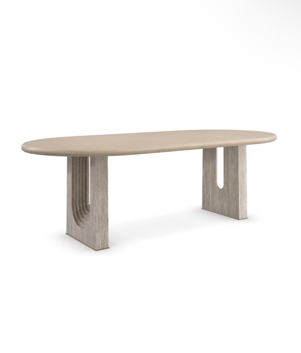 Casa Milano – Oval Oak Extendable Dining Table