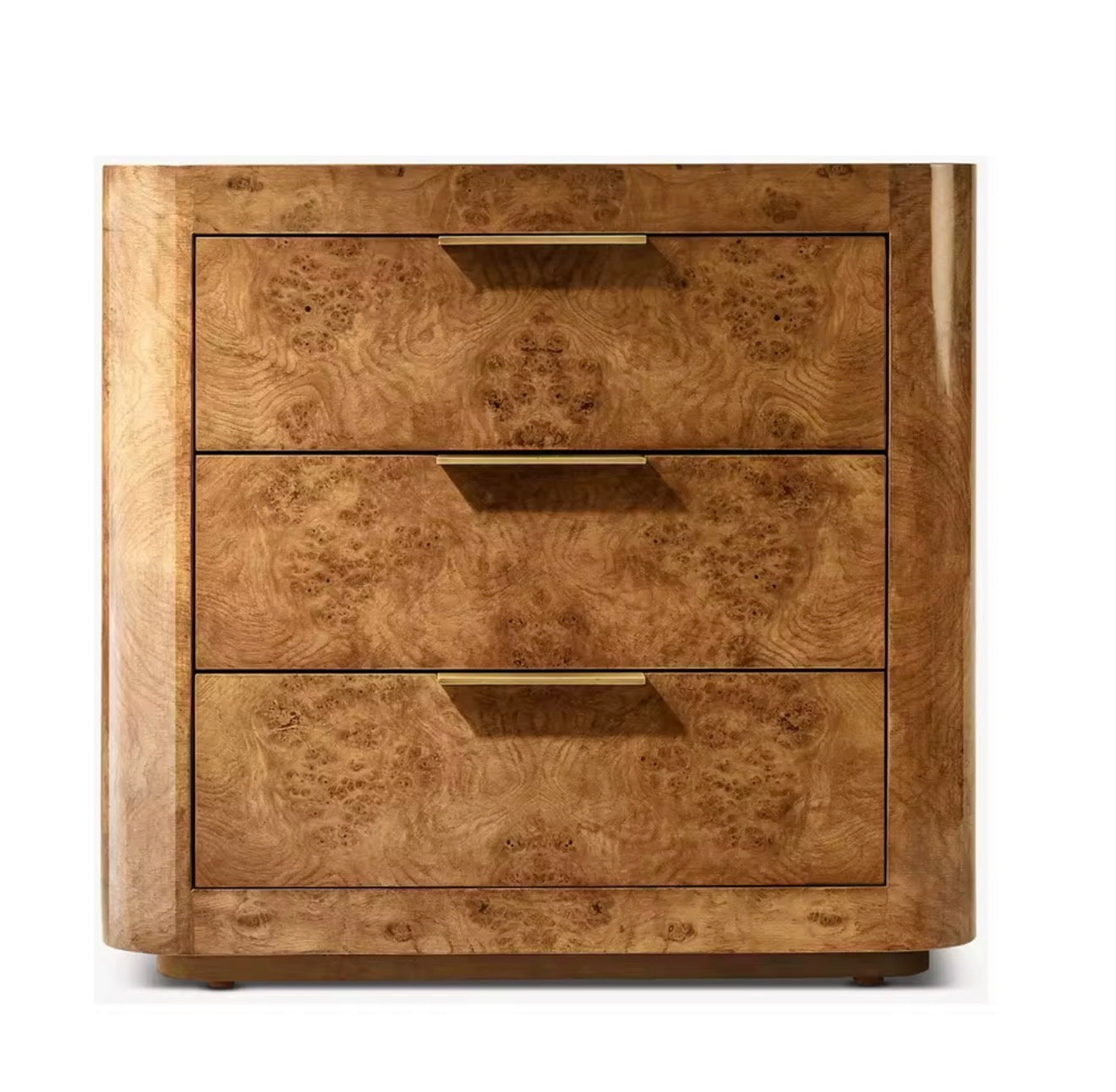 Casa Milano — Kensington Burl Wood Nightstand
