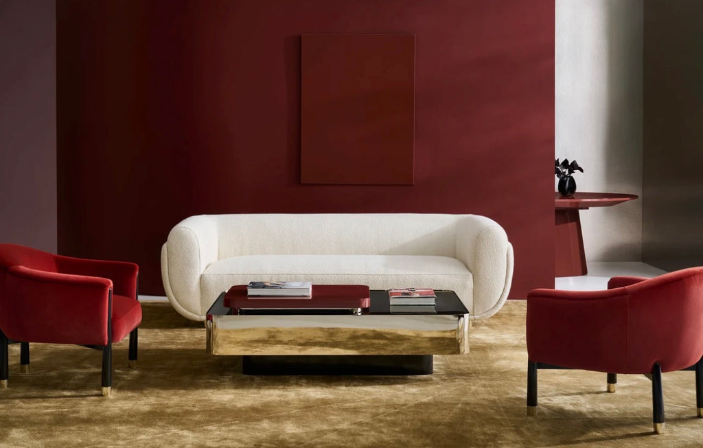 Cocoon Ivory Bouclé Sofa