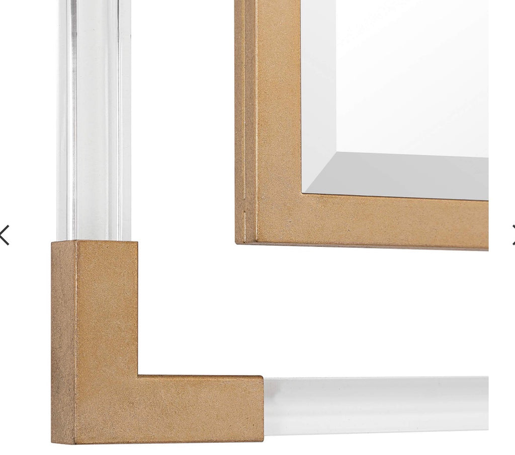 Casa Milano – Balkan 40” Square Gold Leaf Wall Mirror