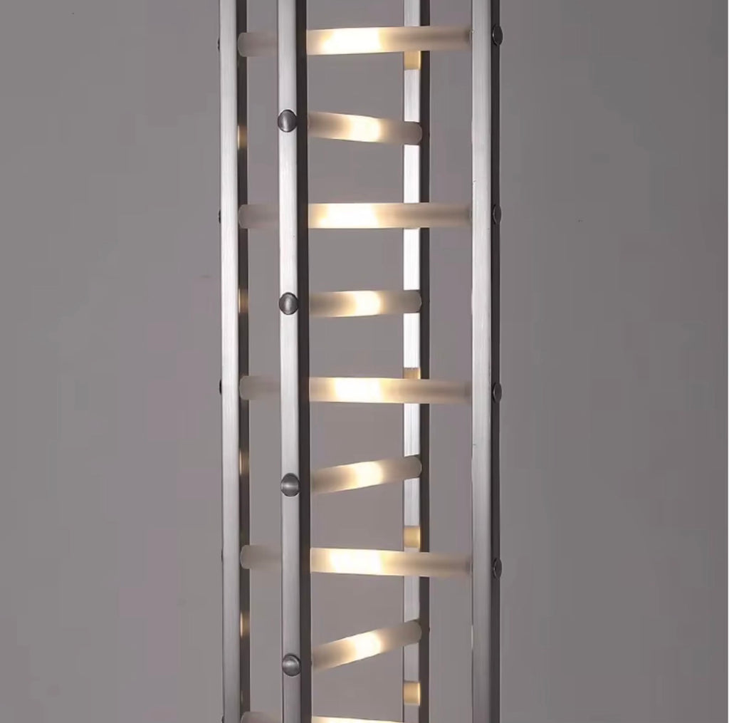 Alessandro Sculptural Stainless Steel LED Floor Lamp