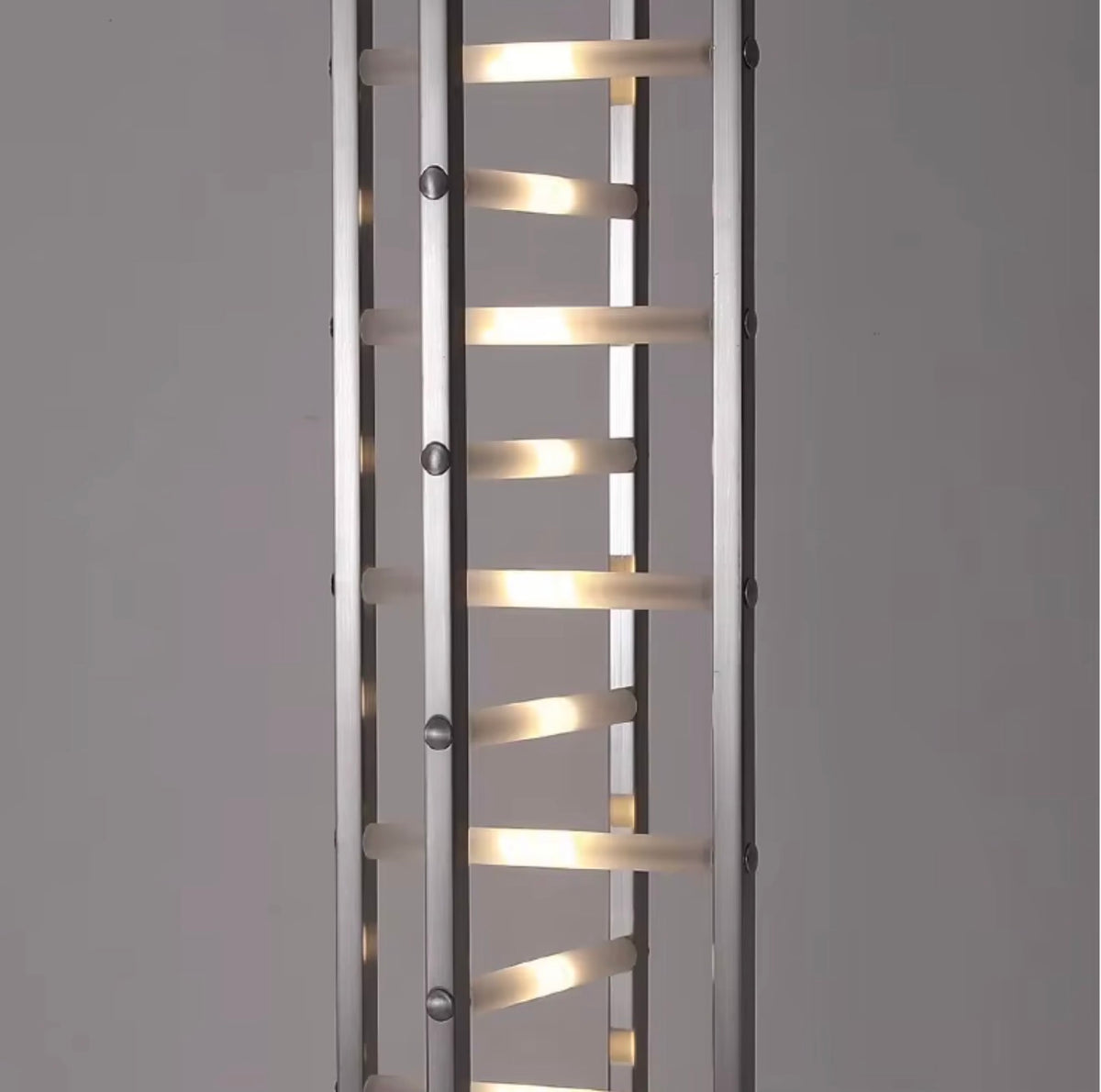 Alessandro Sculptural Stainless Steel LED Floor Lamp
