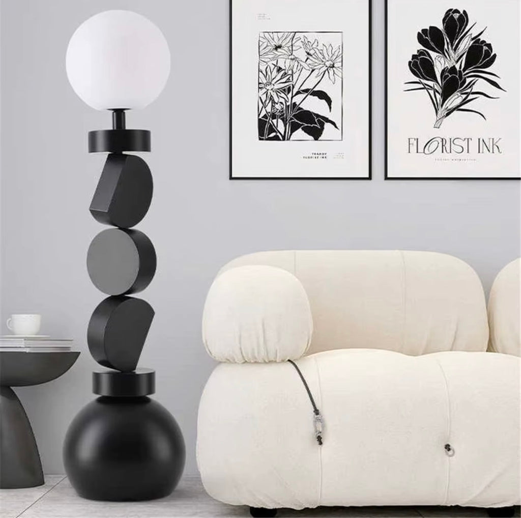 Moonlight Sculpture Floor Lamp