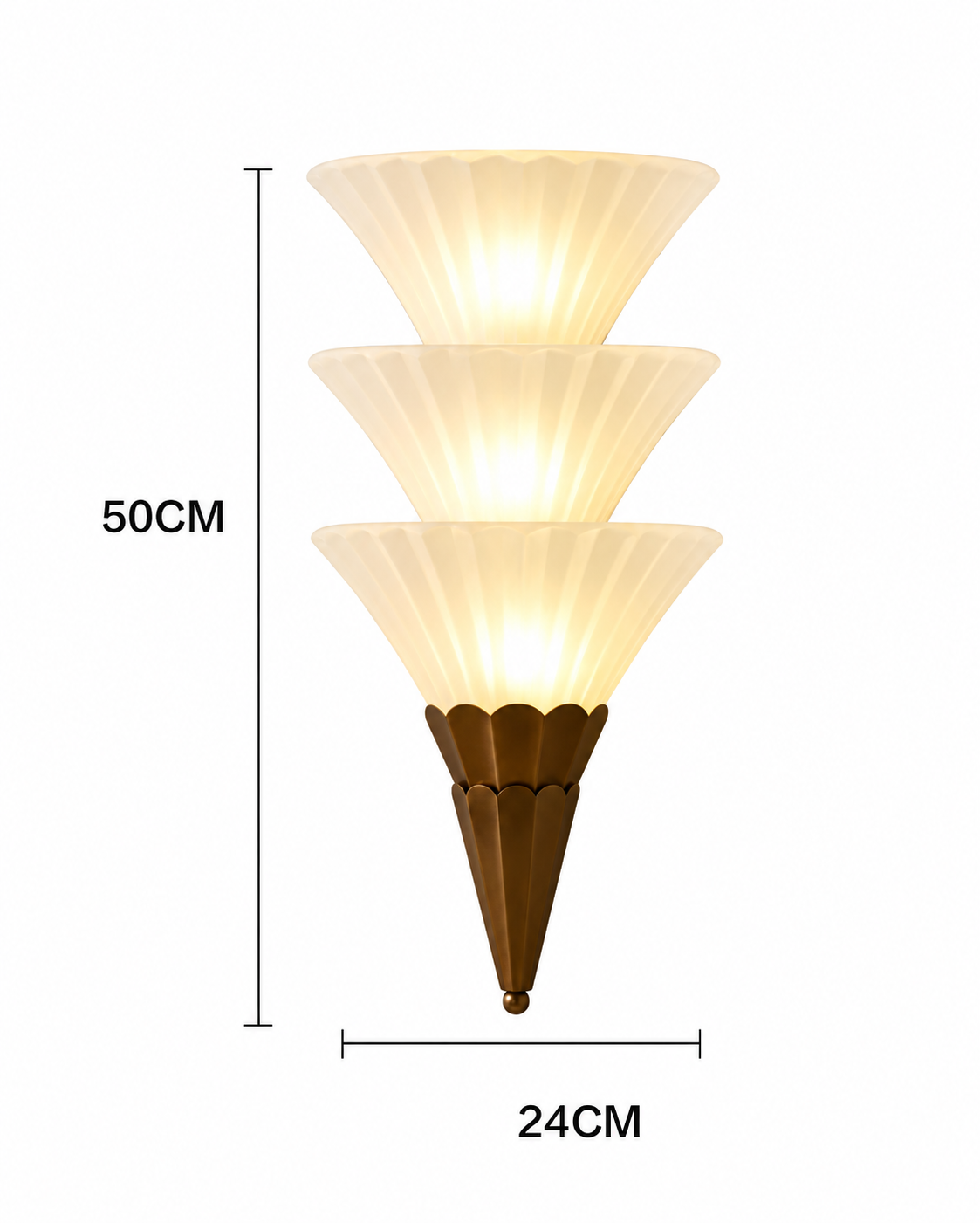 SOLÈNE SCULPTURAL WALL SCONCE