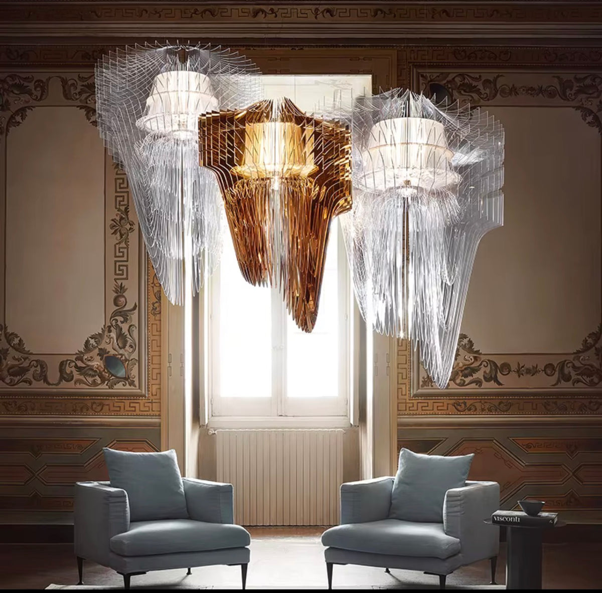 ORLENA SCULPTURAL CHANDELIER