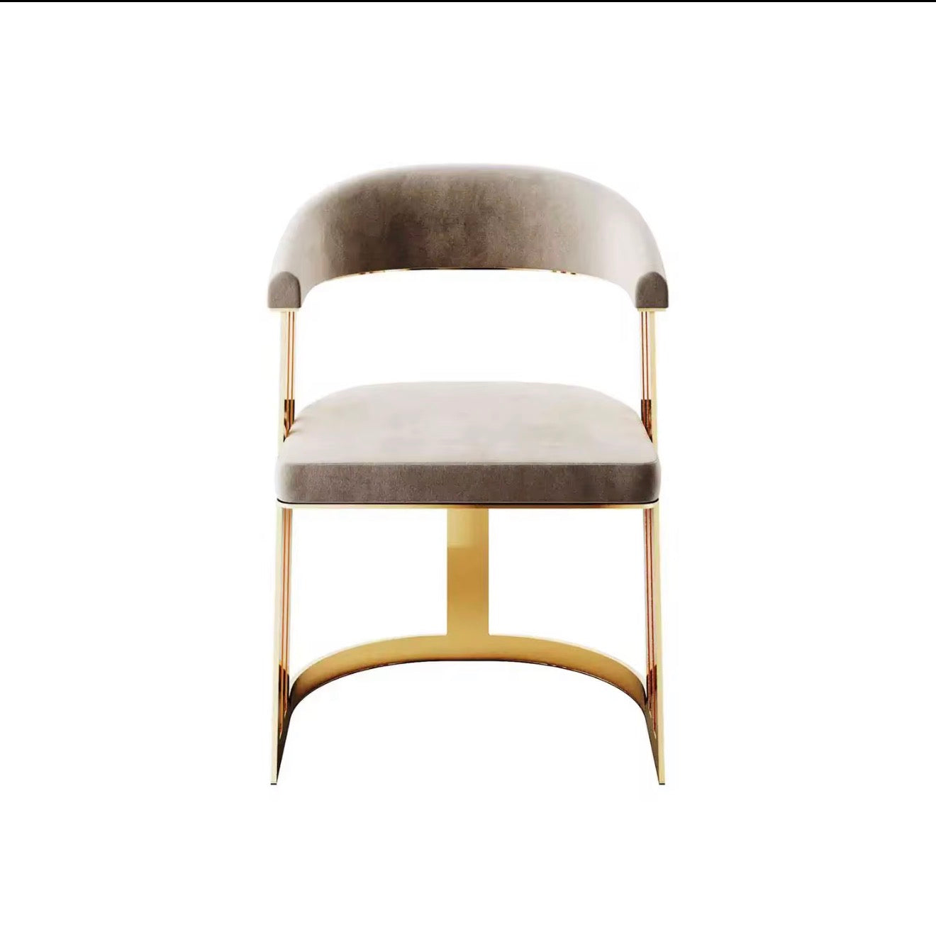 Casa Milano – Bellarose Gold Dining Chair