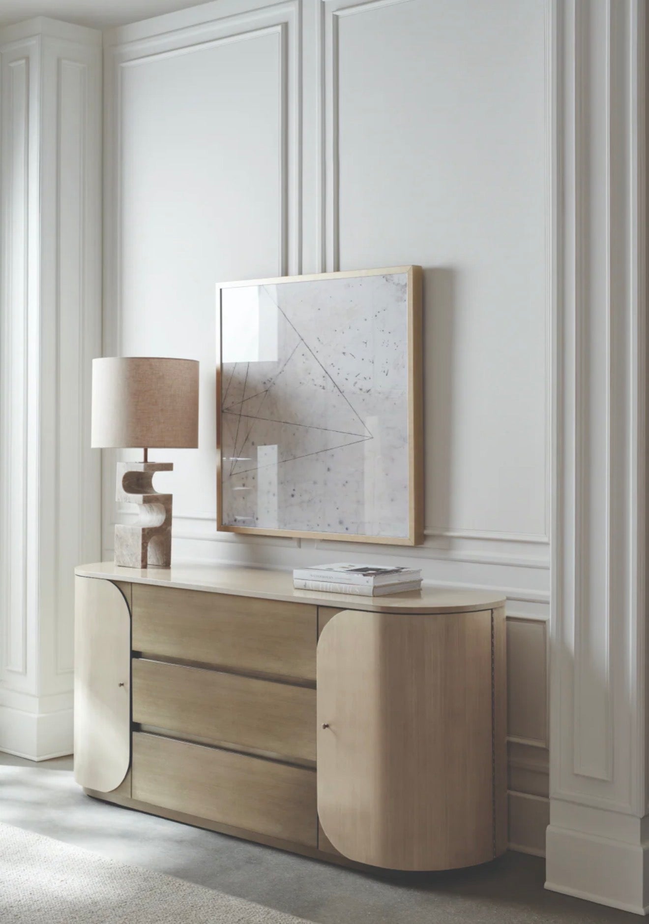 Casa Milano Da Vita Oval Modern Dresser – Luxury Italian Design