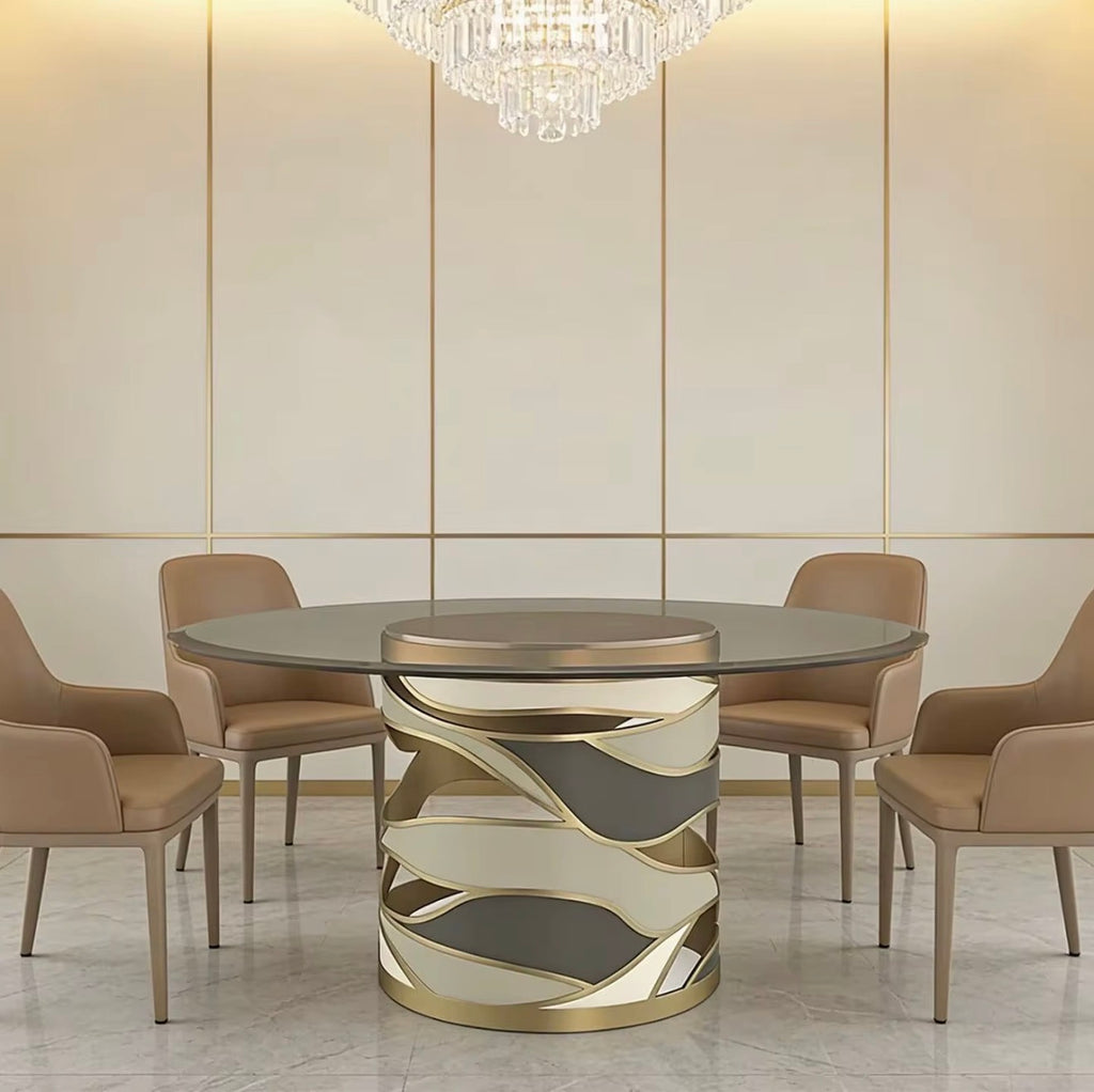 Casa Milano – Caracole Sculptural Round Dining Table
