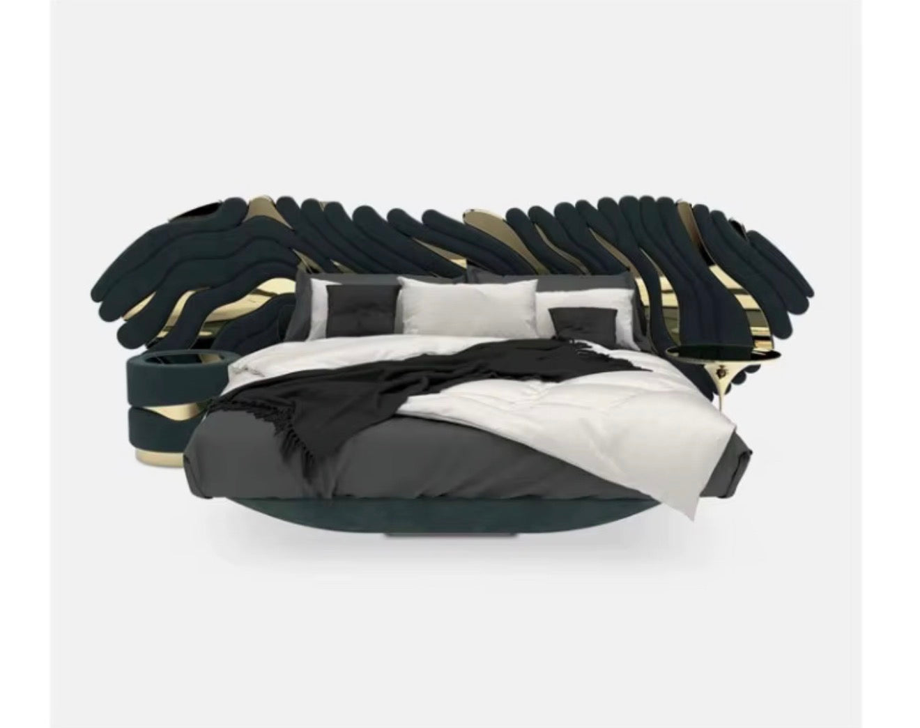 Casa Milano AURORA Winged Luxury Bed – King Size