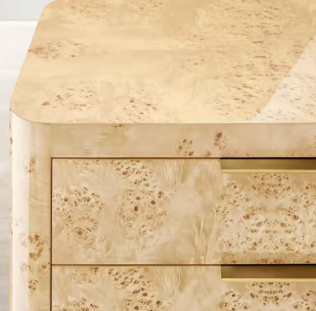Casa Milano – Kensington Burl Wood 9-Drawer Dresser