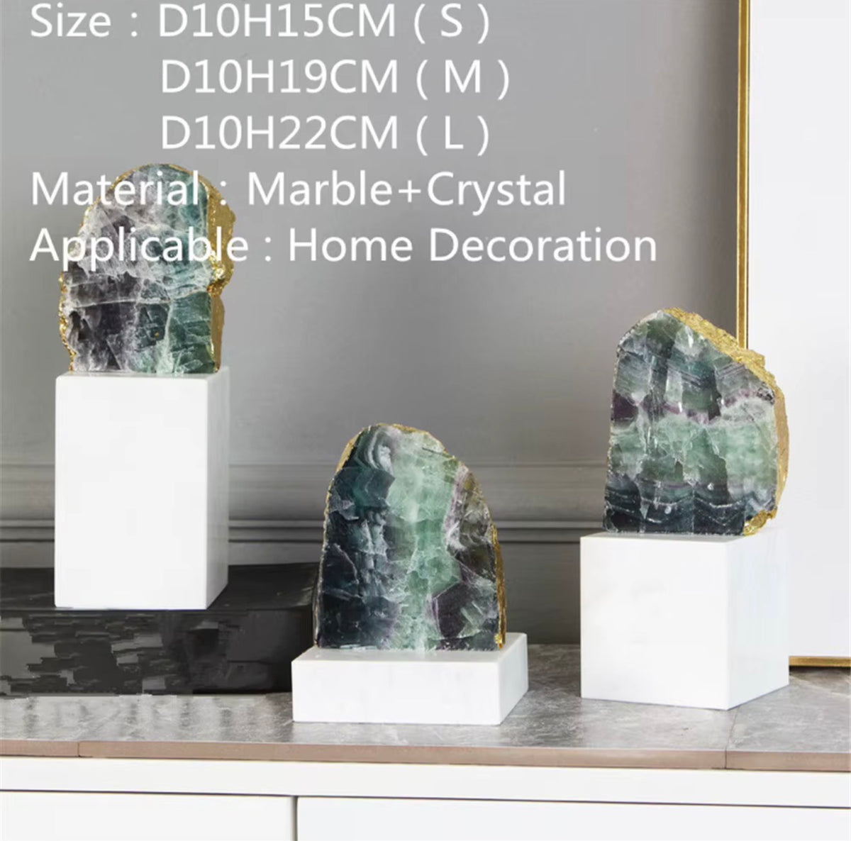 Fluorite Crystal Sculpture Collection