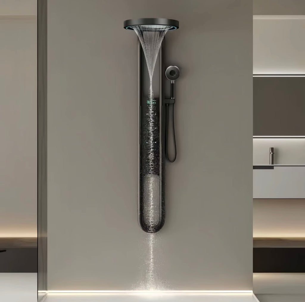 VITTORIA HALO LED THERMOSTATIC SHOWER PANEL