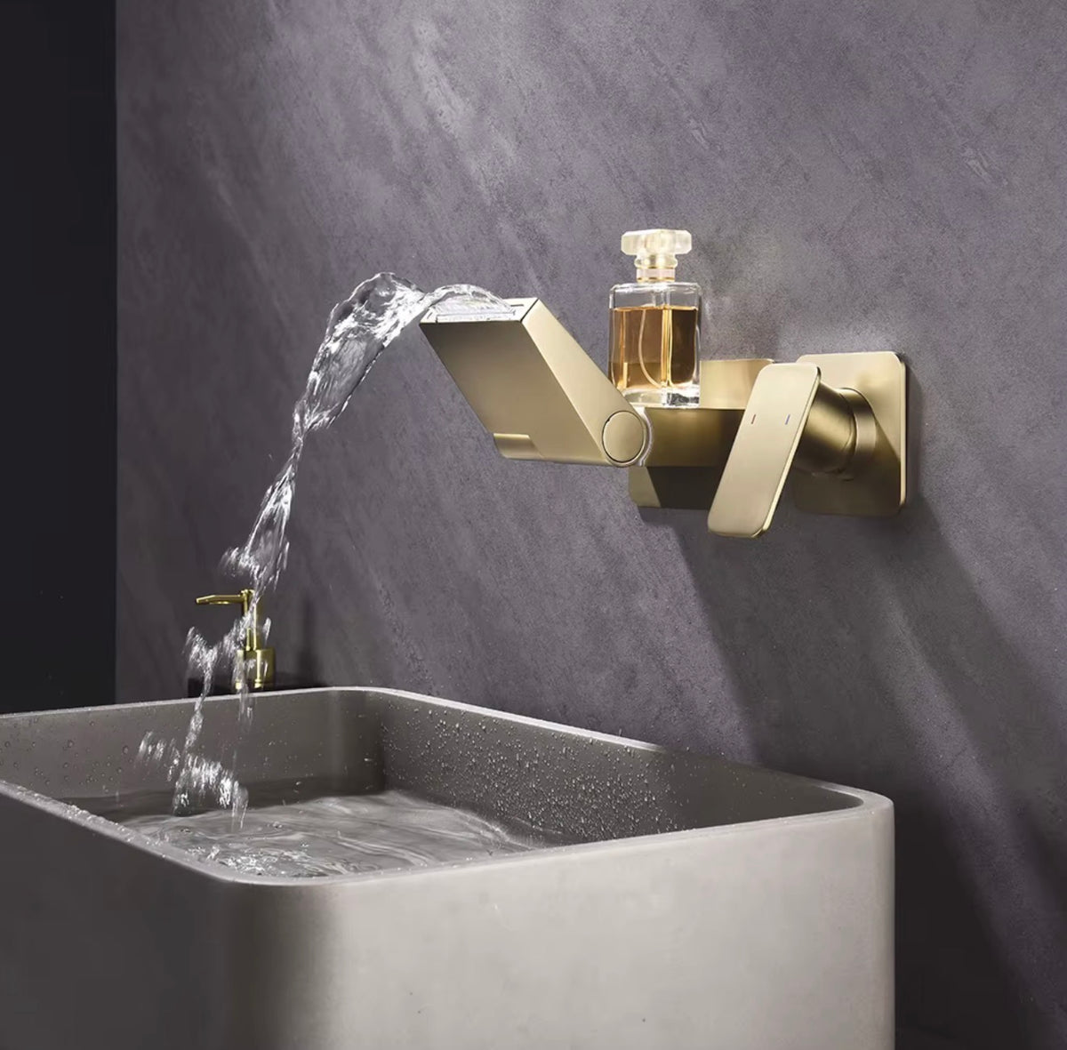 Ravello Digital Display Wall-Mounted Waterfall Faucet
