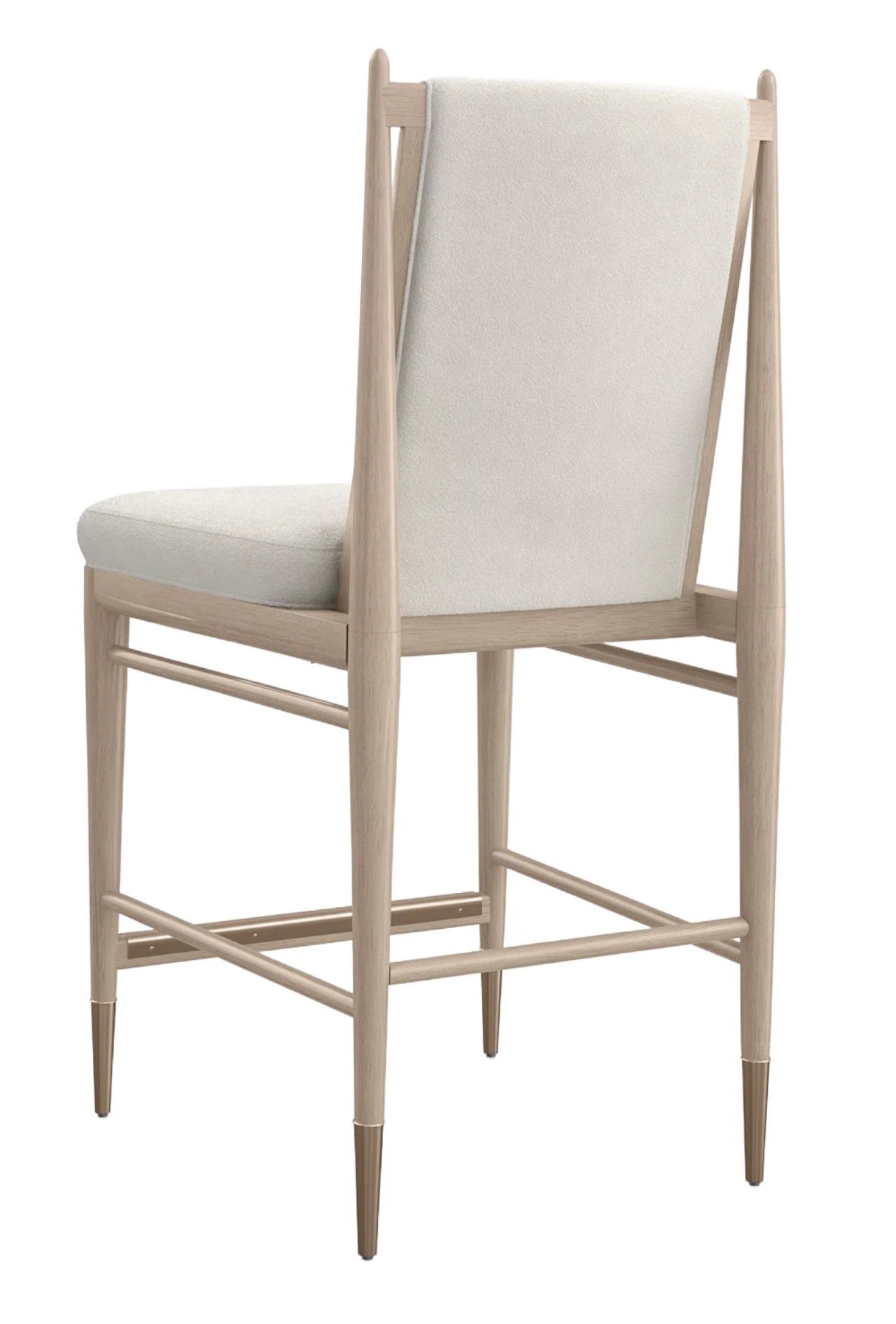 Casa Milano Unity Ivory Bouclé Counter Stool