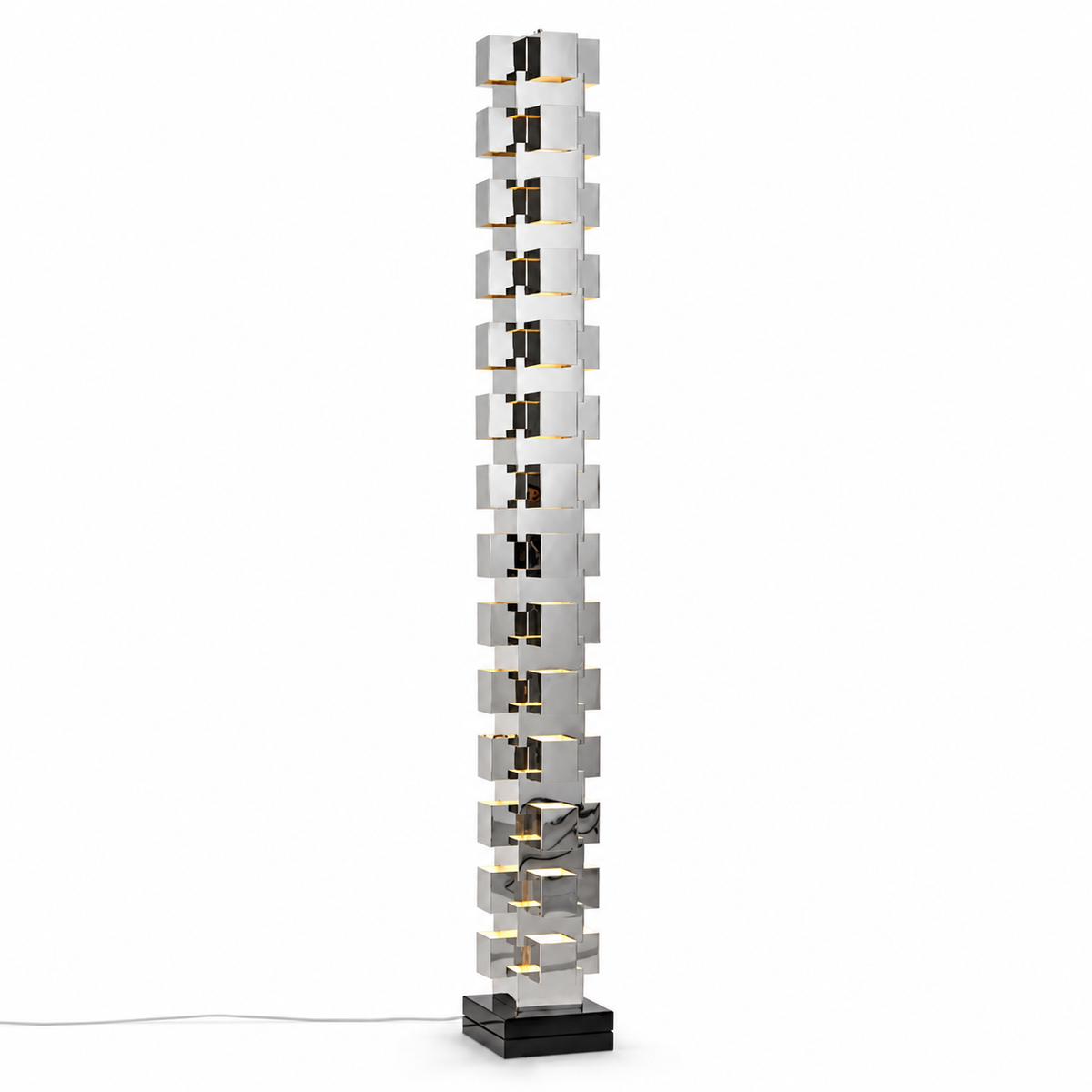 Marcello Sculptural Stainless Steel LED Floor Lamp