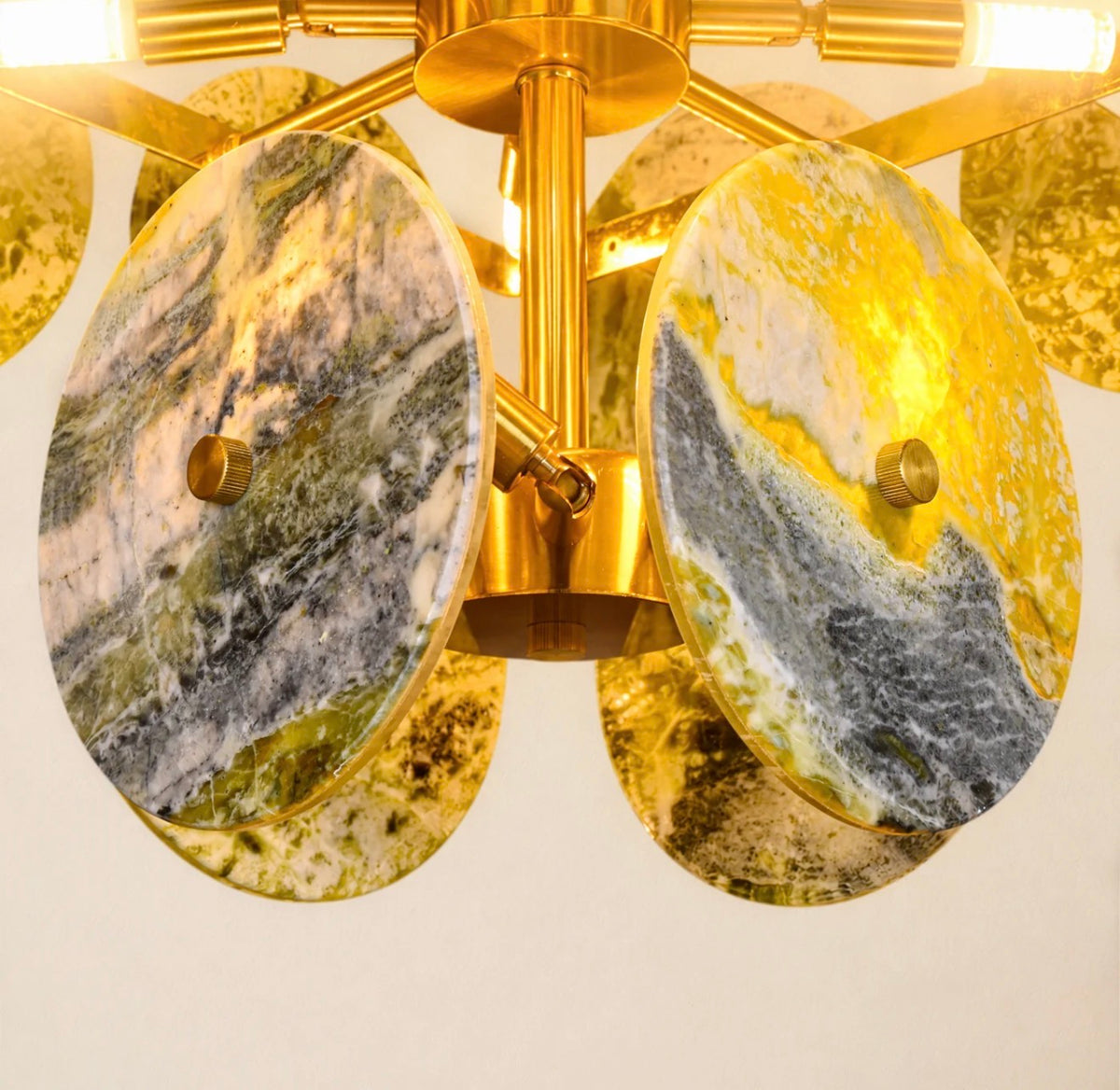 LUNA DI MARMO Natural Marble Chandelier