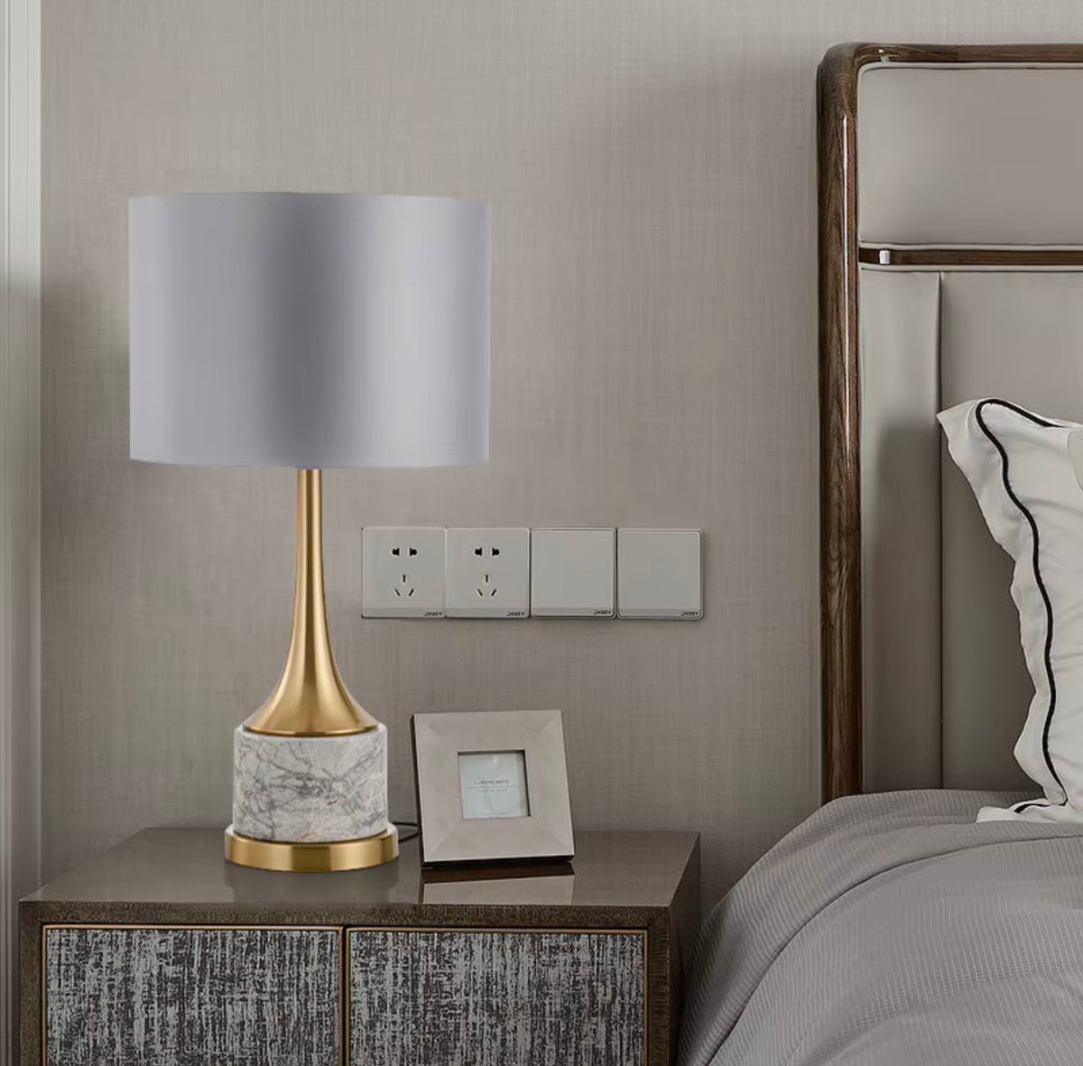 Delia Marble Table Lamp