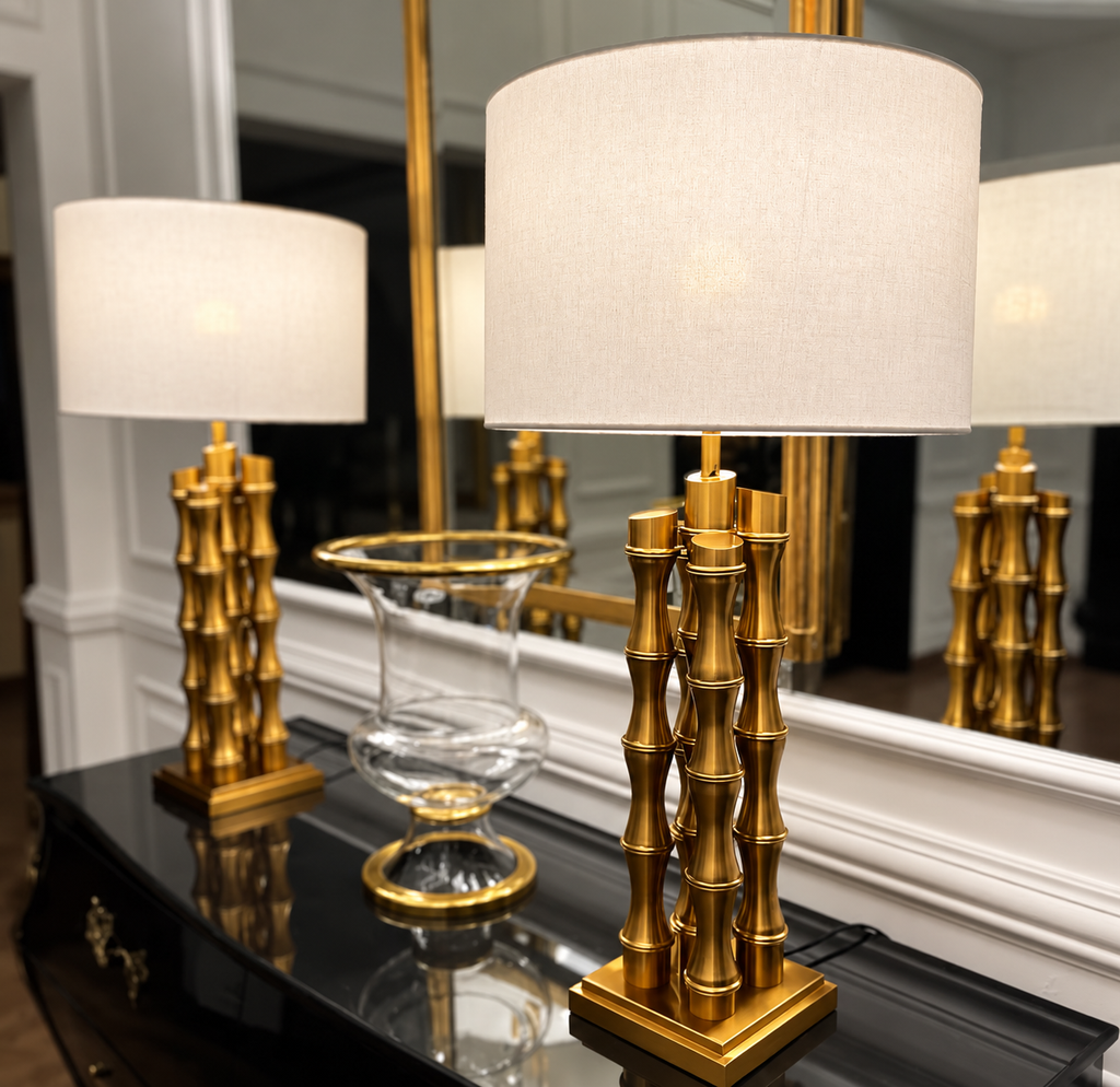 Raymond Brass Sculpture Table Lamp