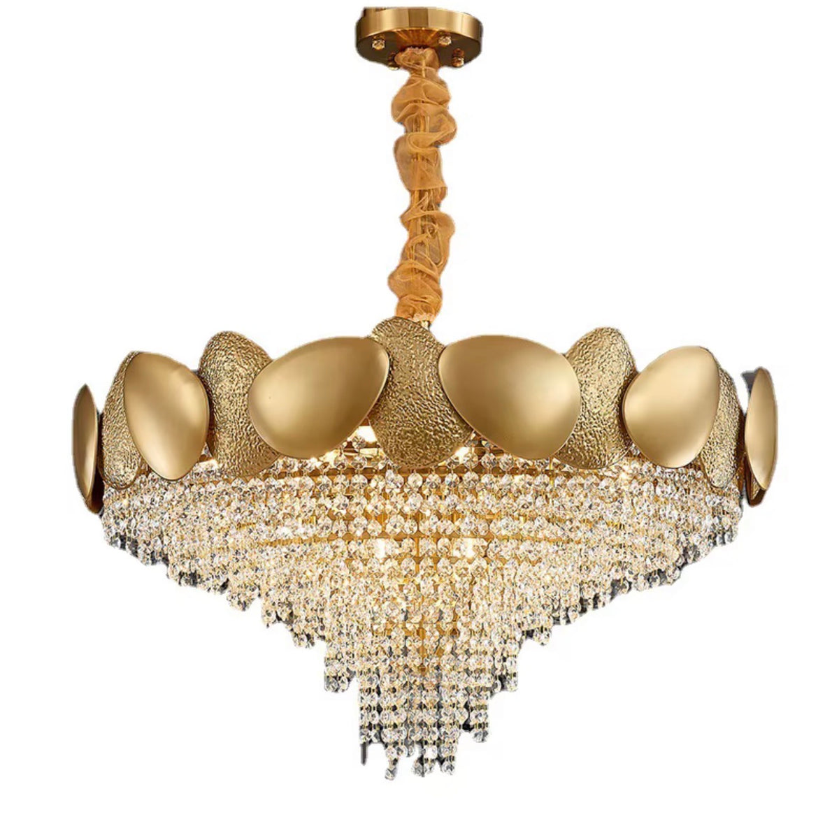 Crystal Cascade Chandelier