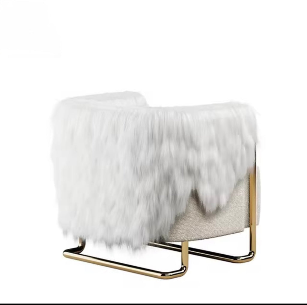 Casa Milano – Élysée Fur Accent Chair