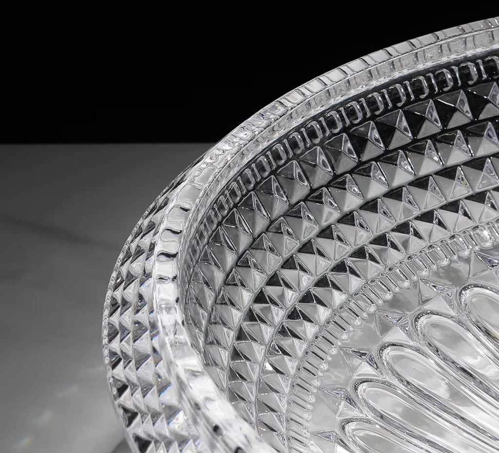 Fiorella Faceted Glass Vessel Sink