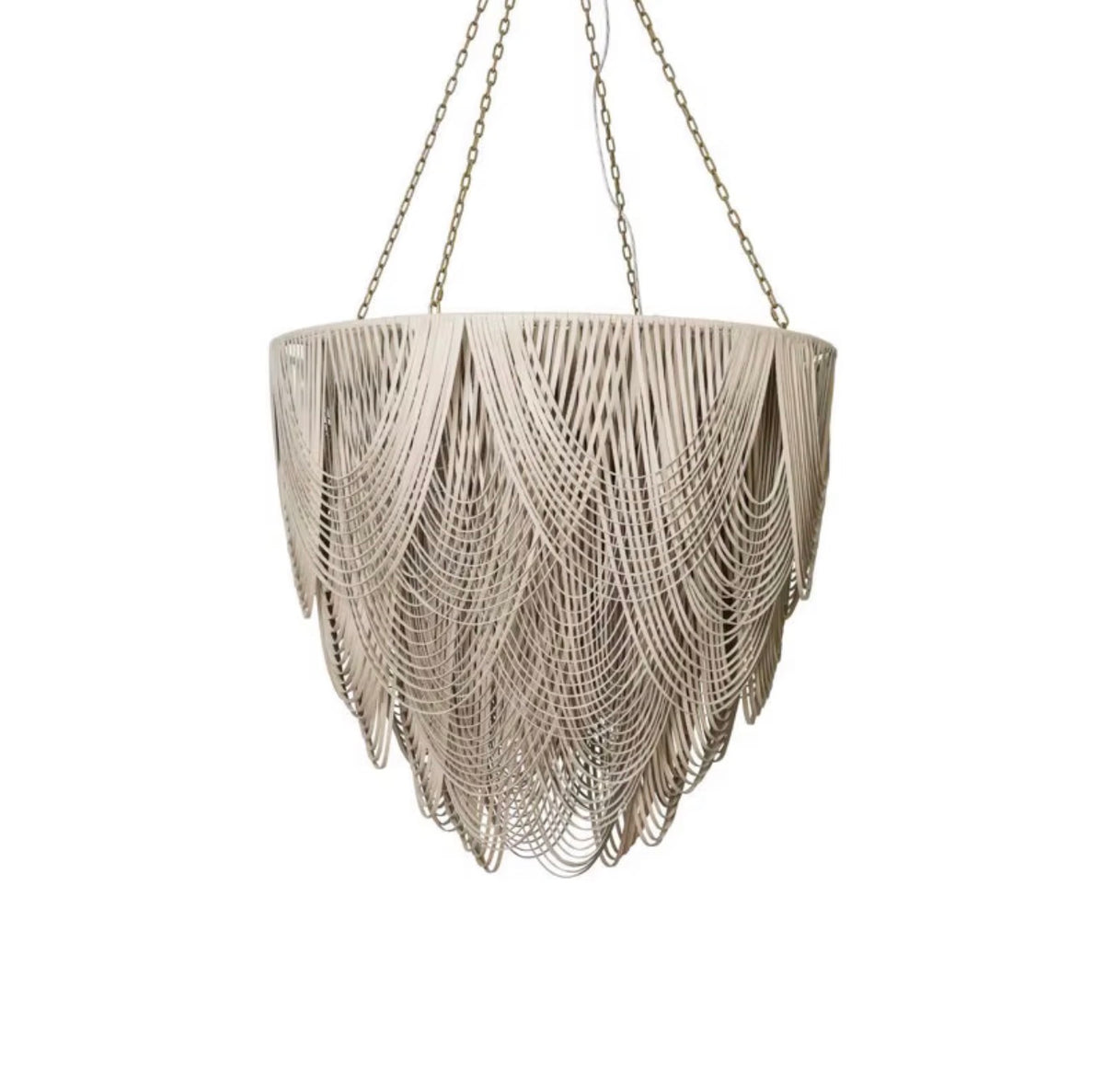 Seraphina Draped Leather Chandelier