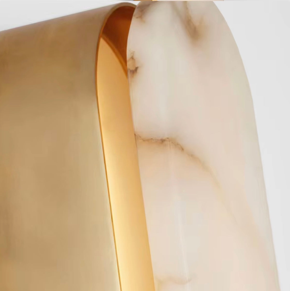 Aurelio Alabaster Natural Marble Wall Sconce