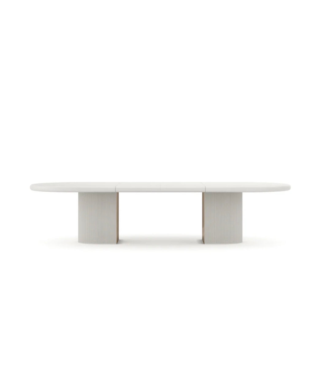 Casa Milano – Caracole Love Oval Extendable Dining Table (Matte Pearl)