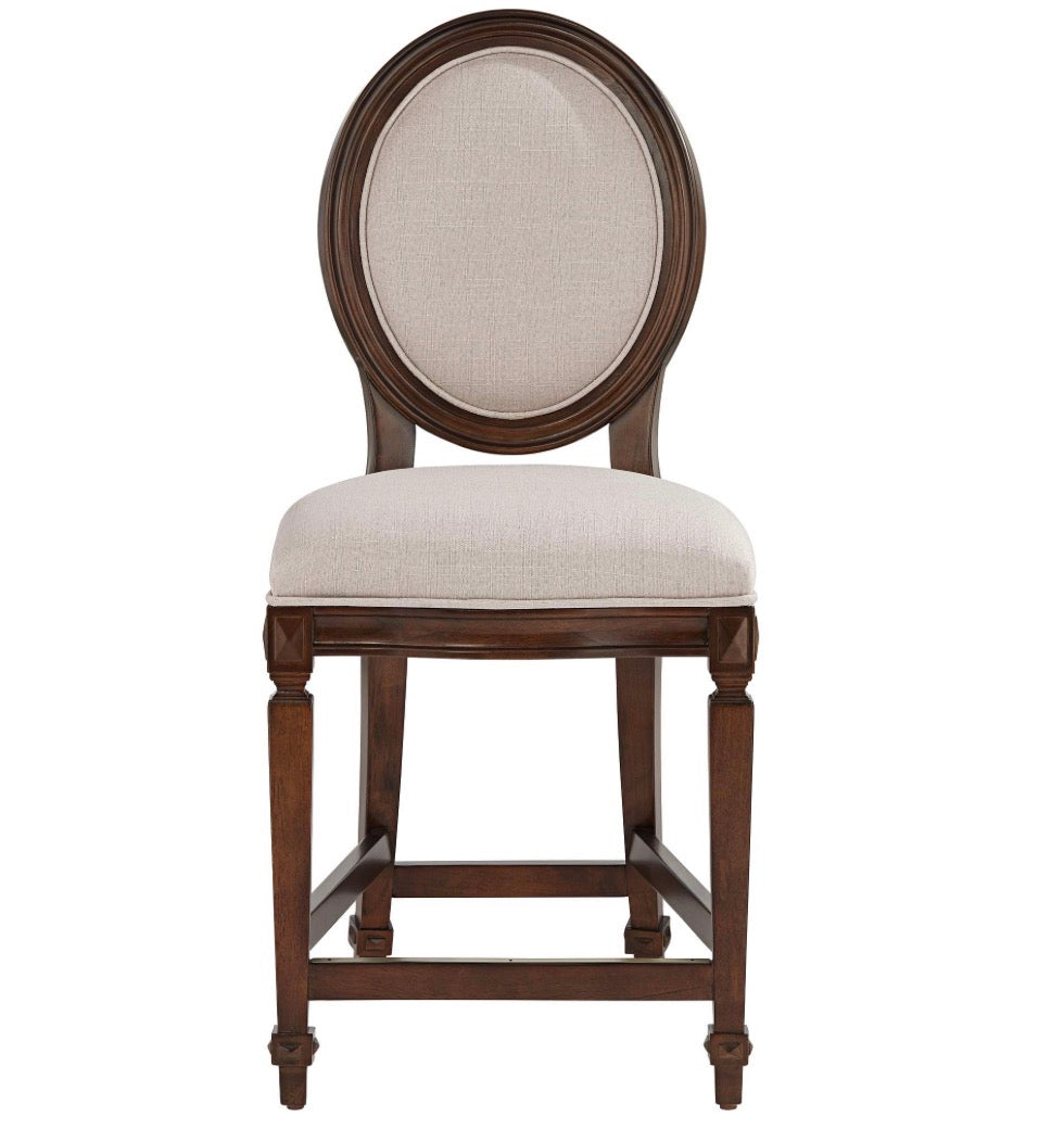 Casa Milano – Aiden Linen Counter Stool (24”)