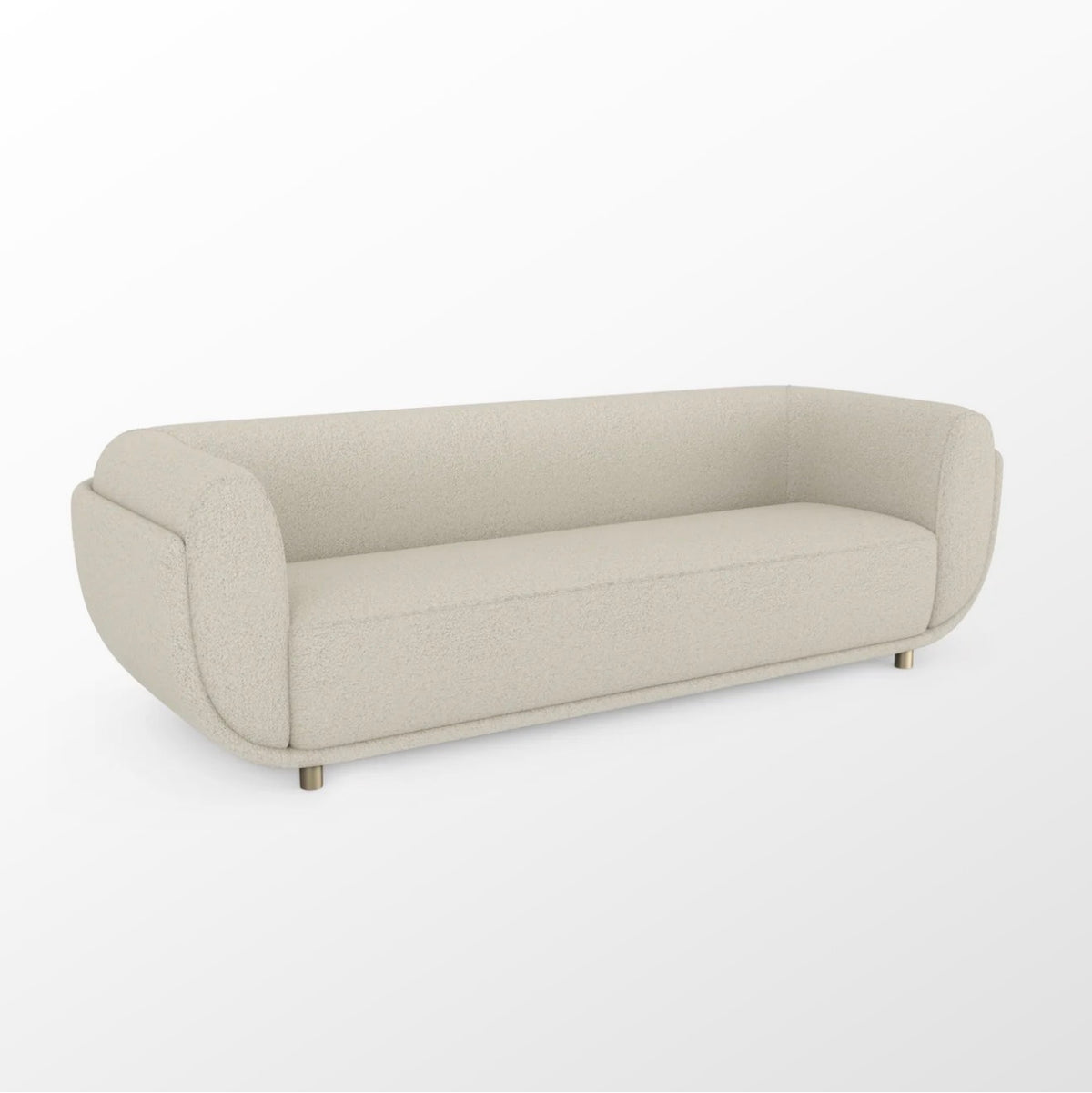 Cocoon Ivory Bouclé Sofa