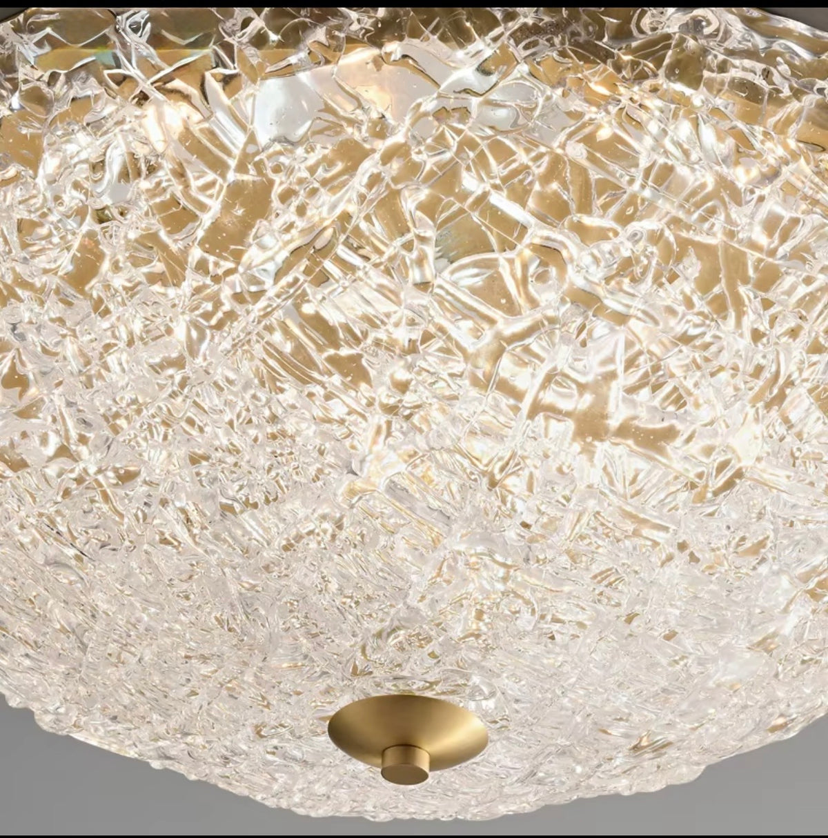 Nico Ice Glass LED Flush Mount