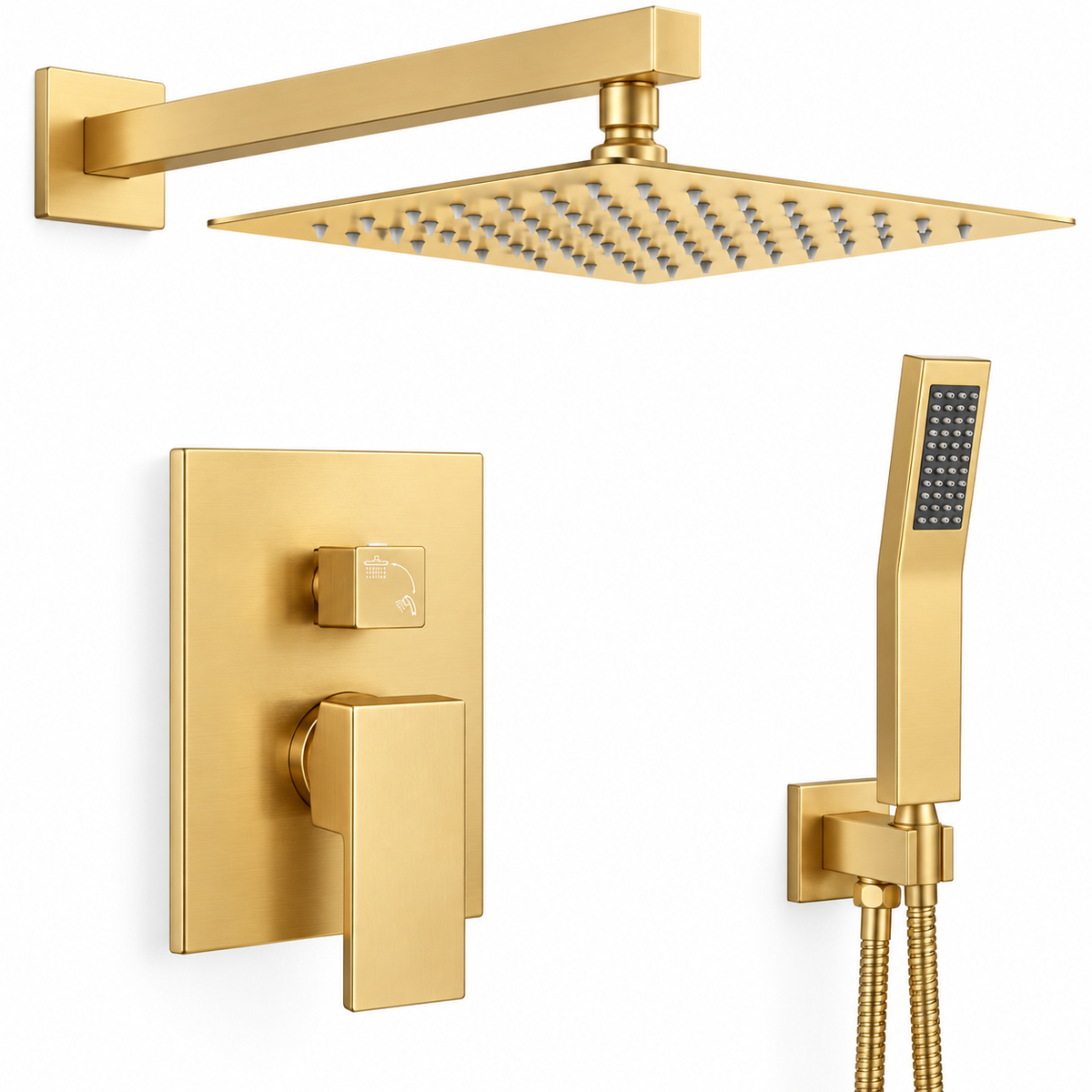 Siena Concealed 12.”Square Rain Shower System