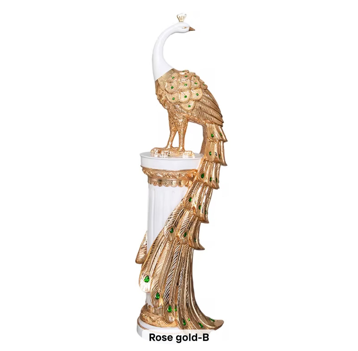 Imperial Peacock Grand Sculpture