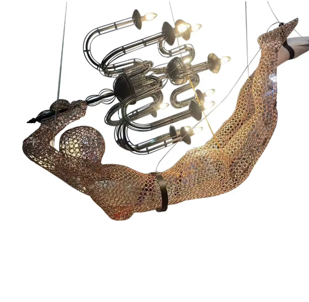 Celestia Floating Muse Sculptural Chandelier