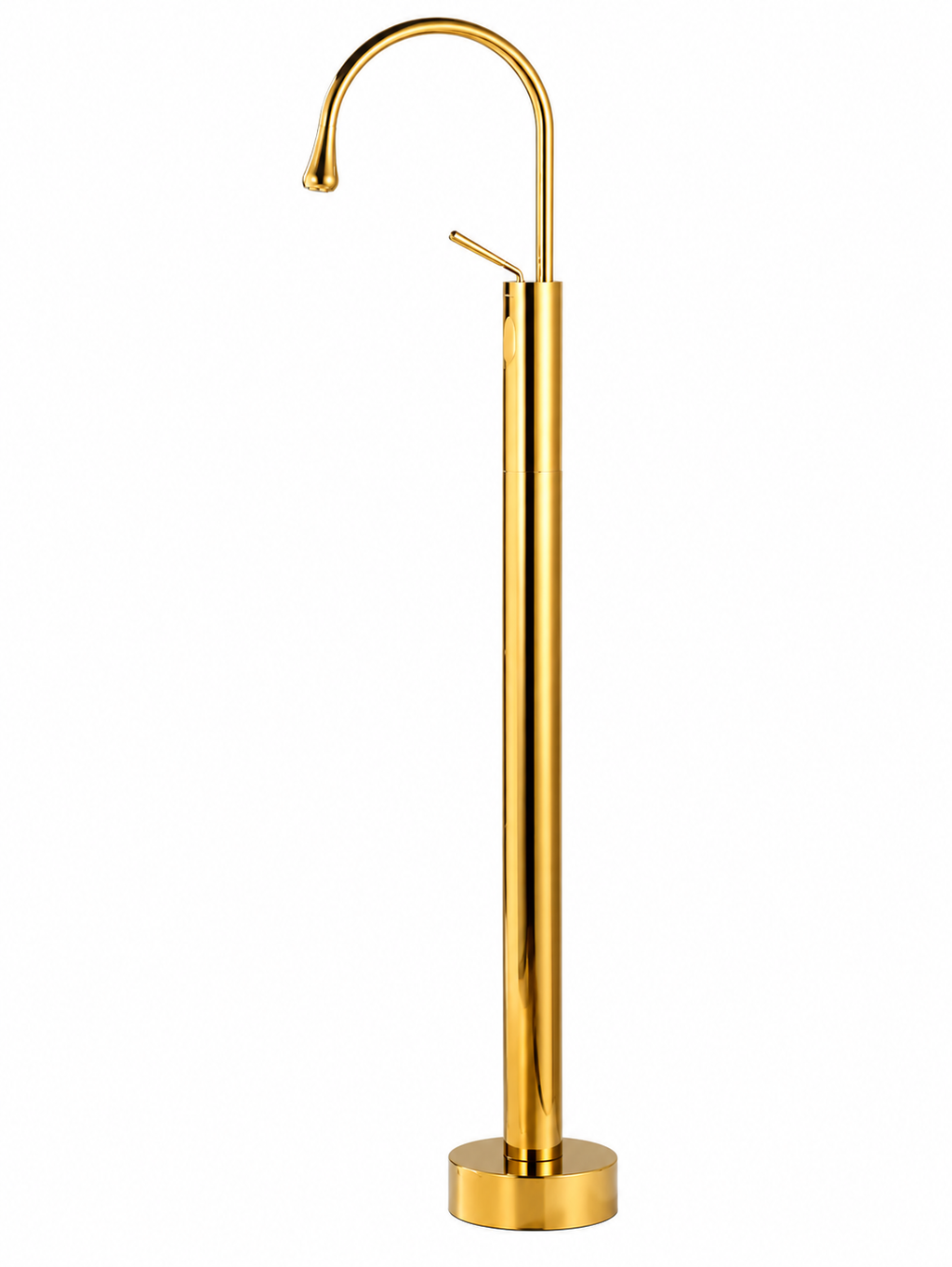 Aurelio Solid Brass Floor-Mounted Pedestal Sink Faucet