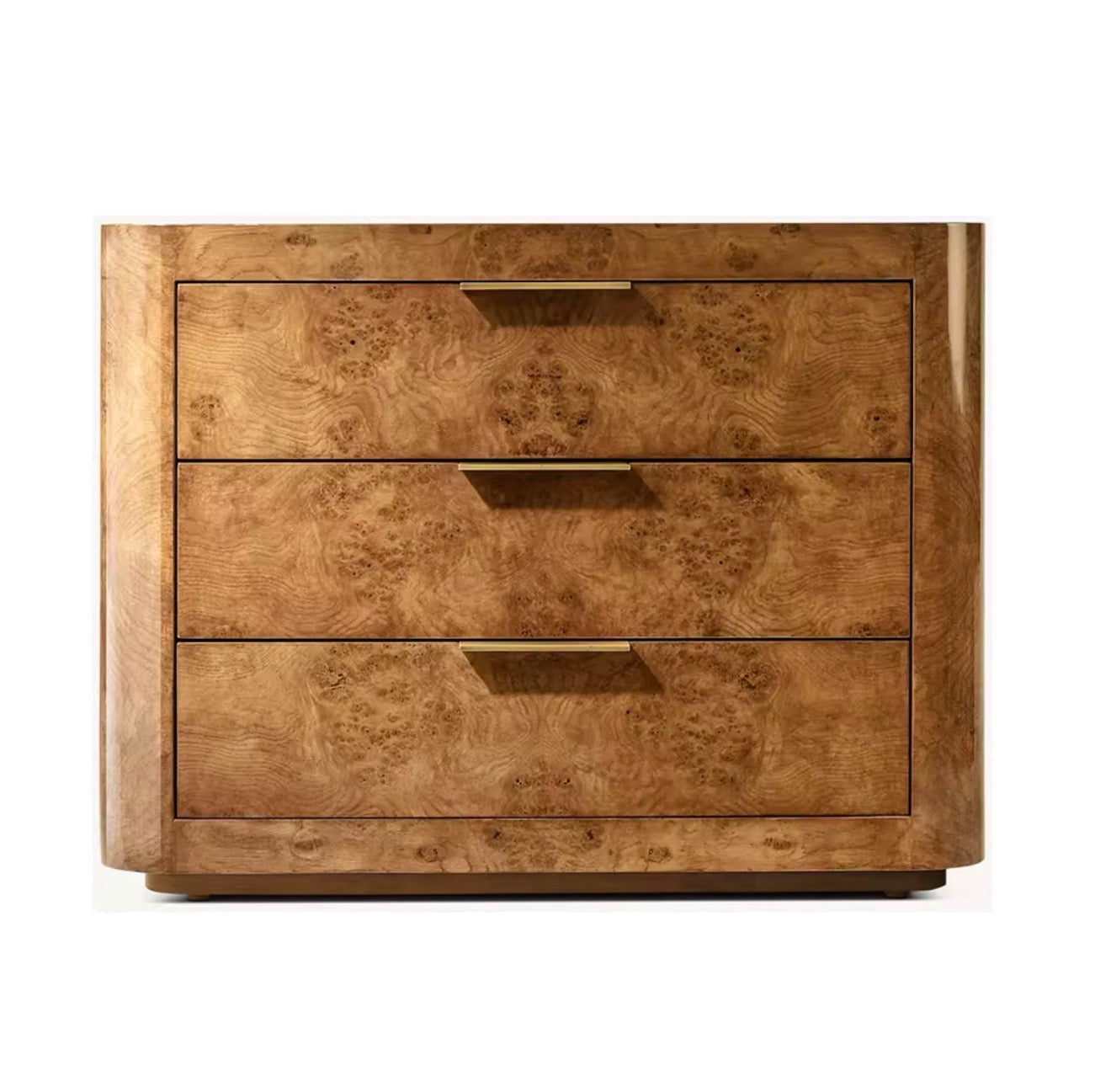 Casa Milano — Kensington Burl Wood Nightstand