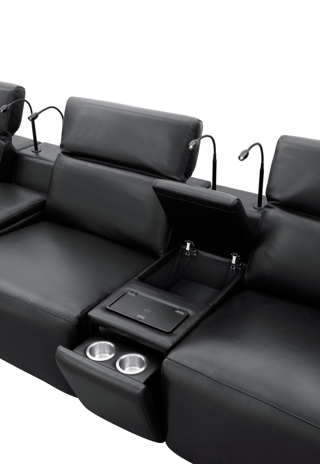 Casa Milano – Milano Italian Leather Power Recliner Row