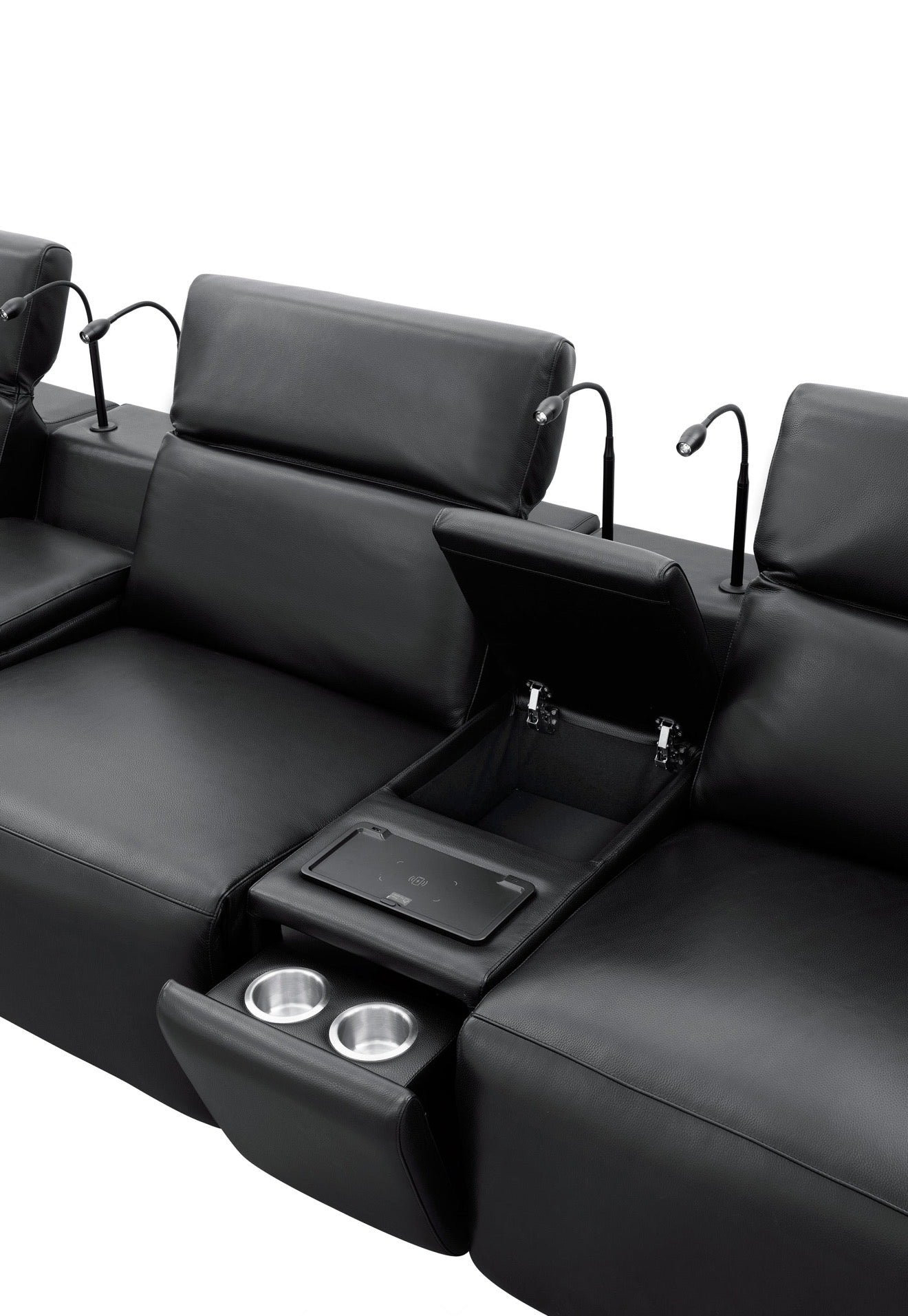 Casa Milano – Milano Italian Leather Power Recliner Row